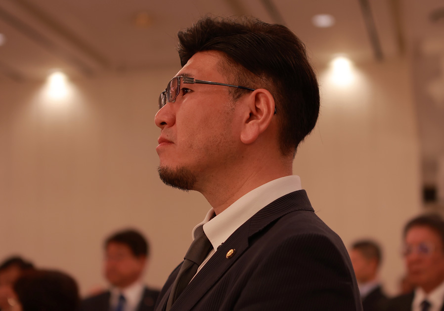 薬袋社長